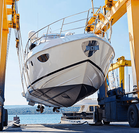 Super Yacht with luxury amenities