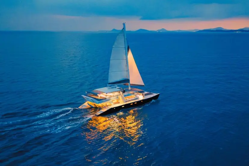 Super Yacht with luxury amenities